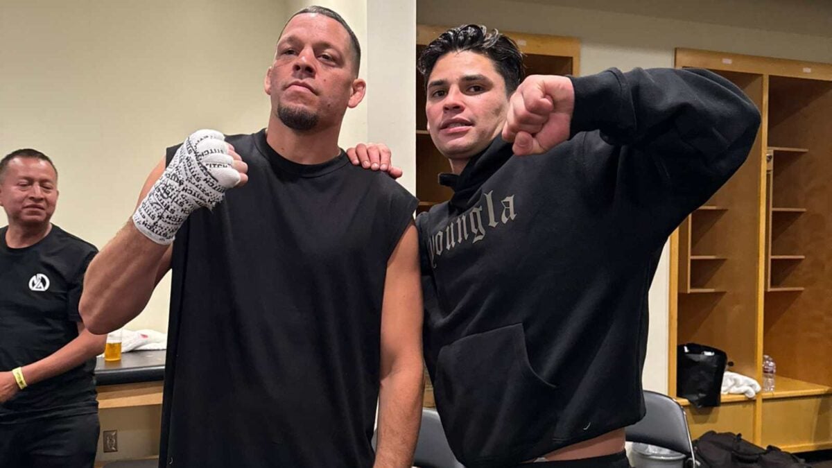 Ryan Garcia's unusual request to Nate Diaz