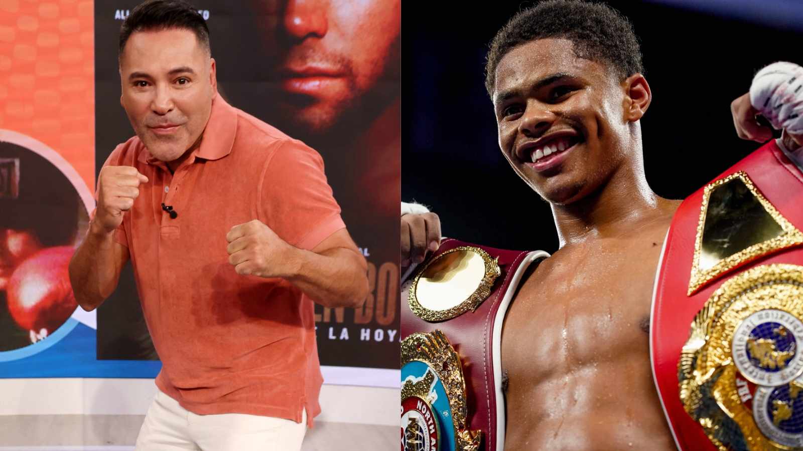 “Only if he signed to Golden boy…” Oscar De La Hoya sends ultimatum to Shakur Stevenson after split with Bob Arum