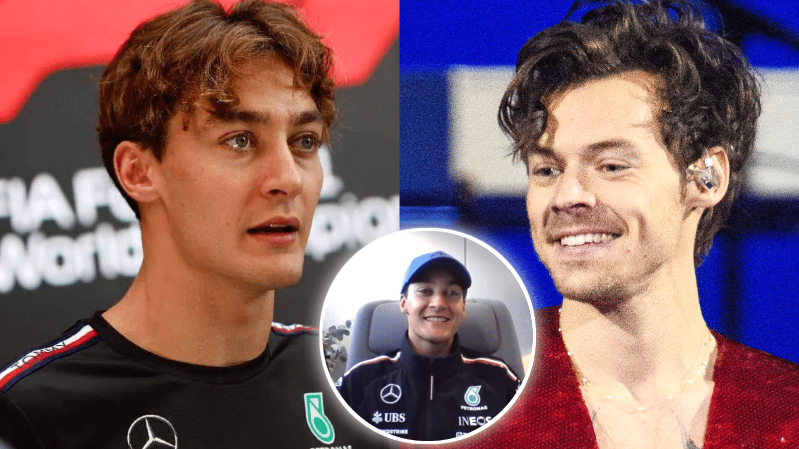 WATCH: George Russell reveals he ‘forgot’ about his girlfriend while hugging Pop icon Harry Styles during Euros 2024