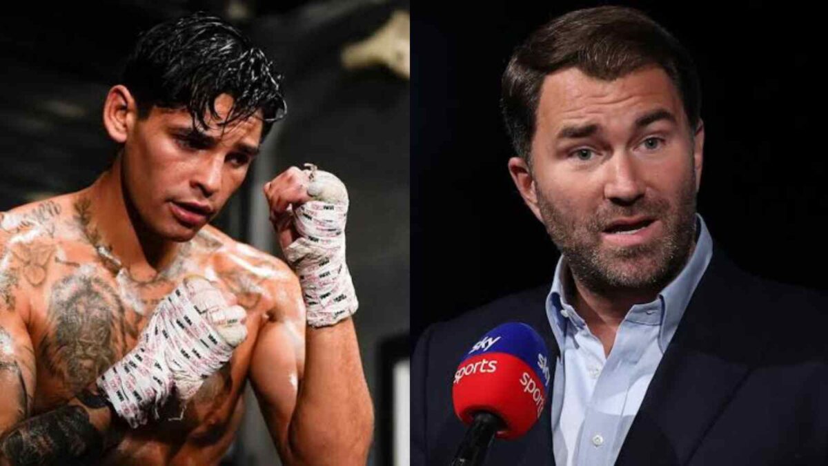 Eddie Hearn suggests Ryan Garcia to take help 