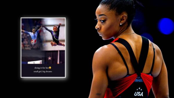 Simone Biles is keeping the same stout dedication since ages