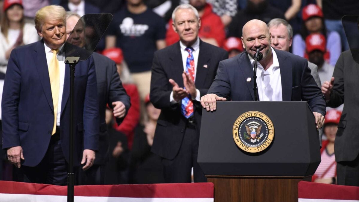 
Dana White and Donald Trump 