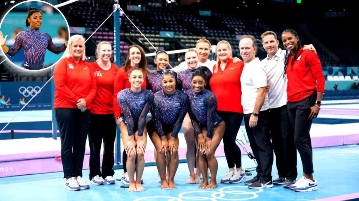 Simone Biles seems ready at Women’s Podium Training for 2024 Paris Olympics