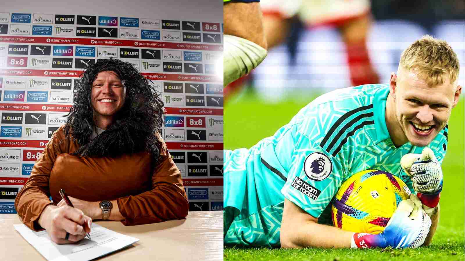 Former Arsenal goalkeeper Aaron Ramsdale dresses up as ‘Hagrid’ for Southampton unveiling