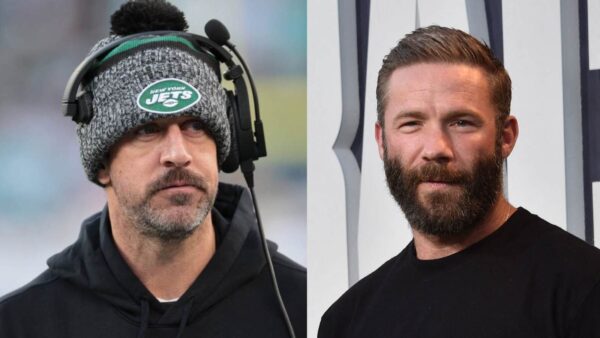 Aaron Rodgers and Julian Edelman