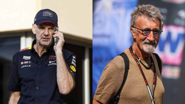 Adrian Newey and Eddie Jordan