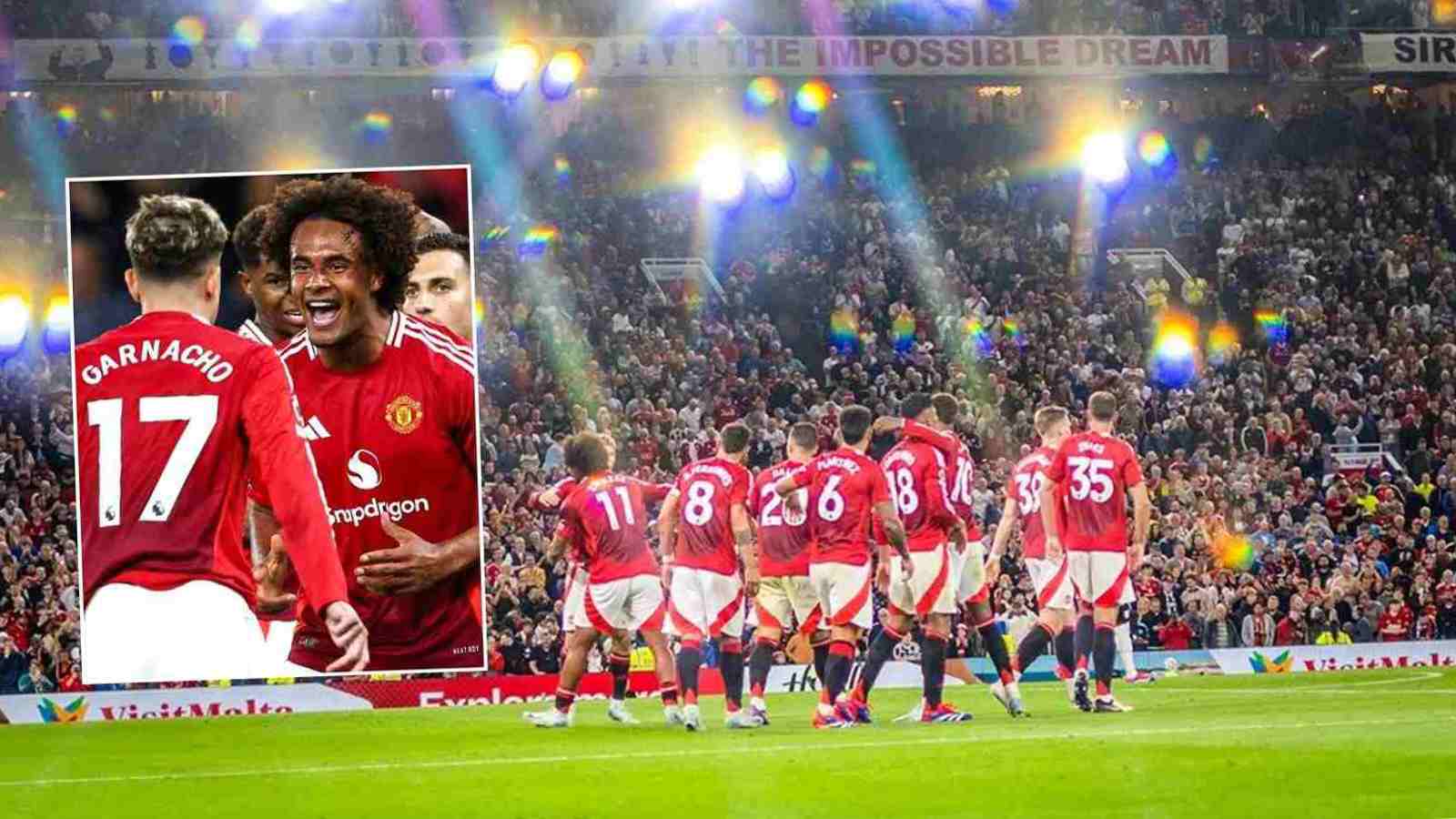 Old Trafford ERUPTS in celebration as Manchester United pick up late win in season opener thanks to new man Joshua Zirkzee