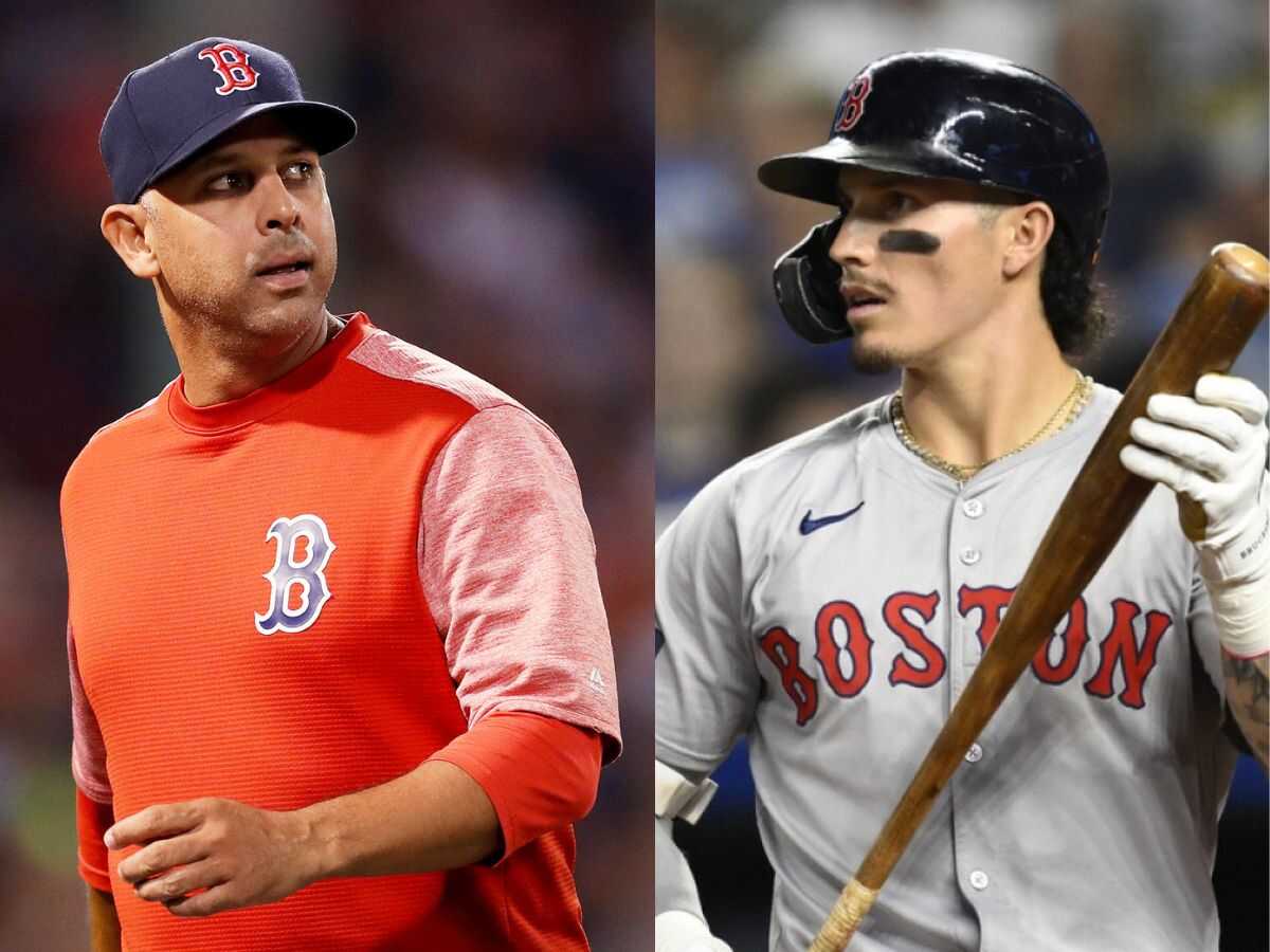 Alex Cora and Jarren Duran [Image Credit: NY Times/Scripps News]