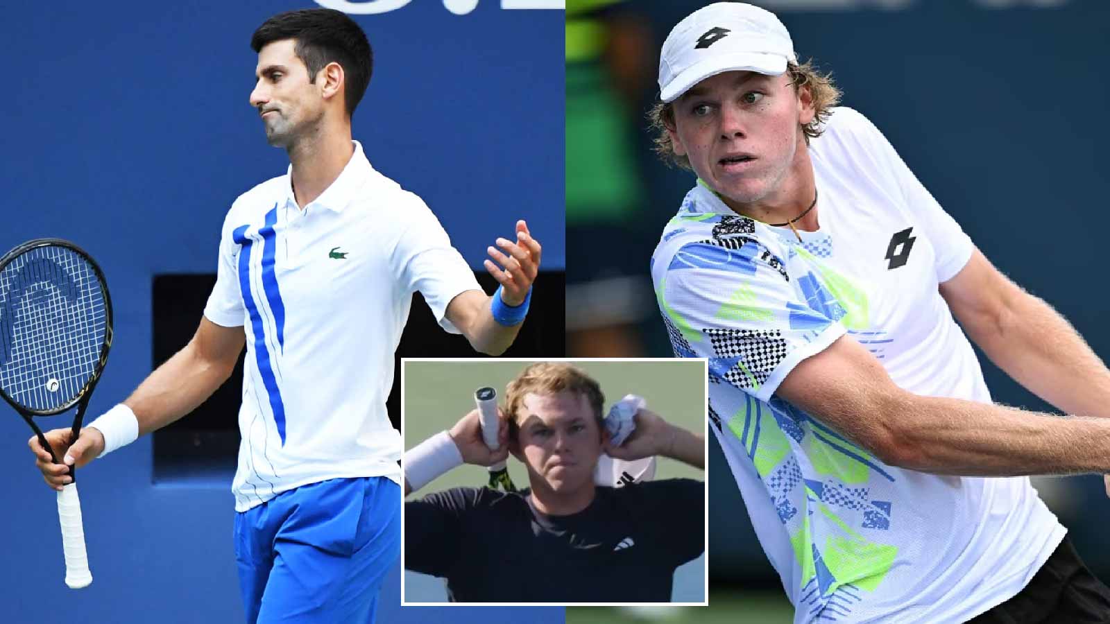 “Rules aren’t the same for everybody” – Fans question inconsistency citing Novak Djokovic’s infamous default as Alex Michelsen gets away despite hitting a spectator at Winston-Salem Open