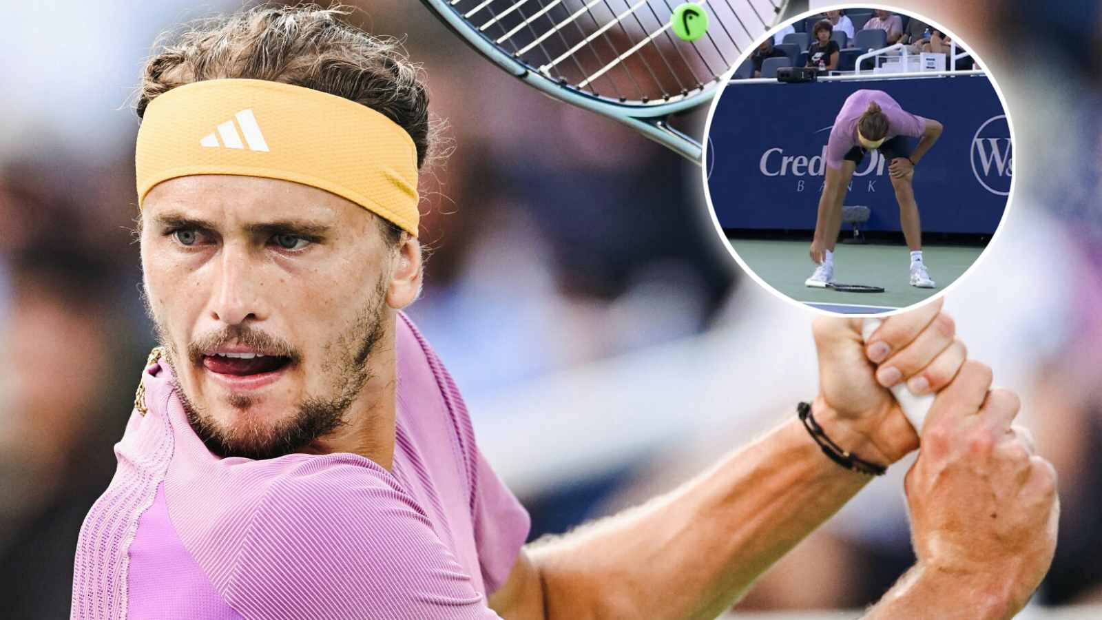 “Treats his rackets better than his women” – Alexander Zverev restrains himself from smashing racket during tense semifinal against Jannik Sinner, fans react