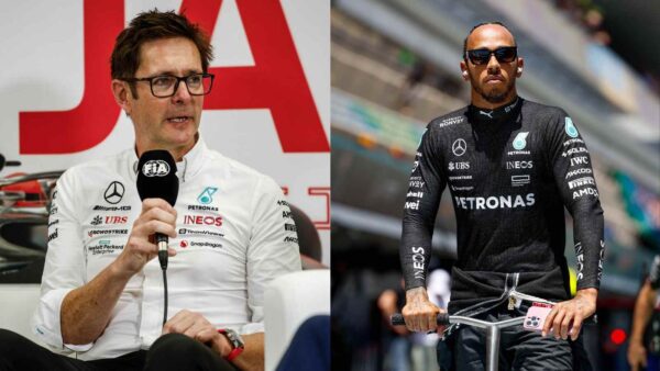 Andrew Shovlin and Lewis Hamilton