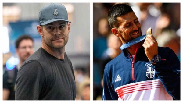 Andy Roddick(L), Novak Djokovic(R)