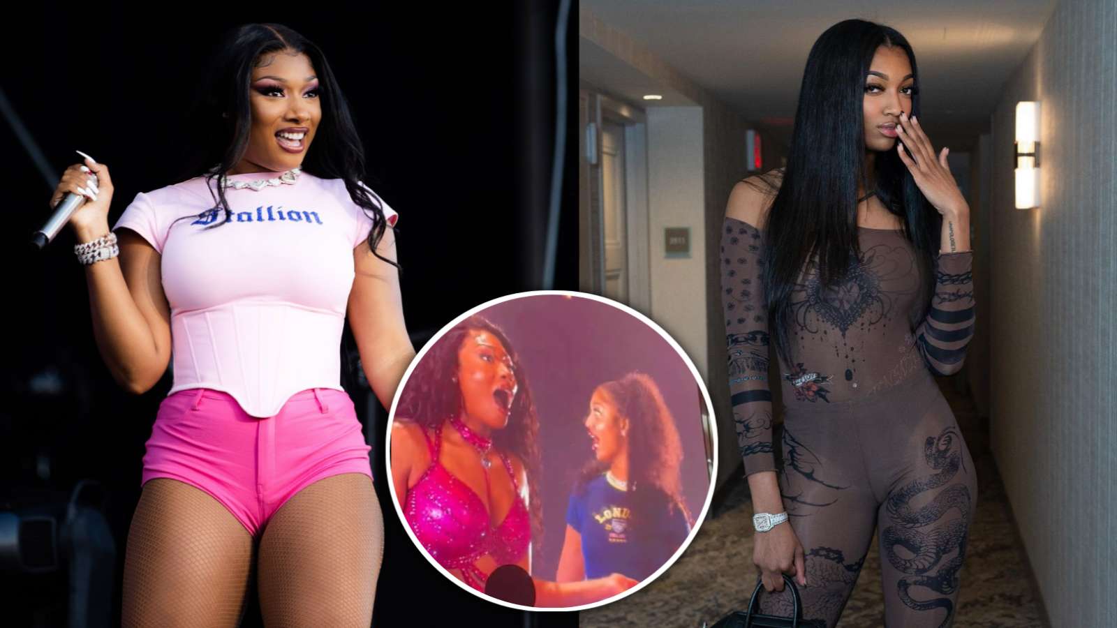 Megan Thee Stallion gets STUNNING surprise from WNBA superstar Angel Reese during concert