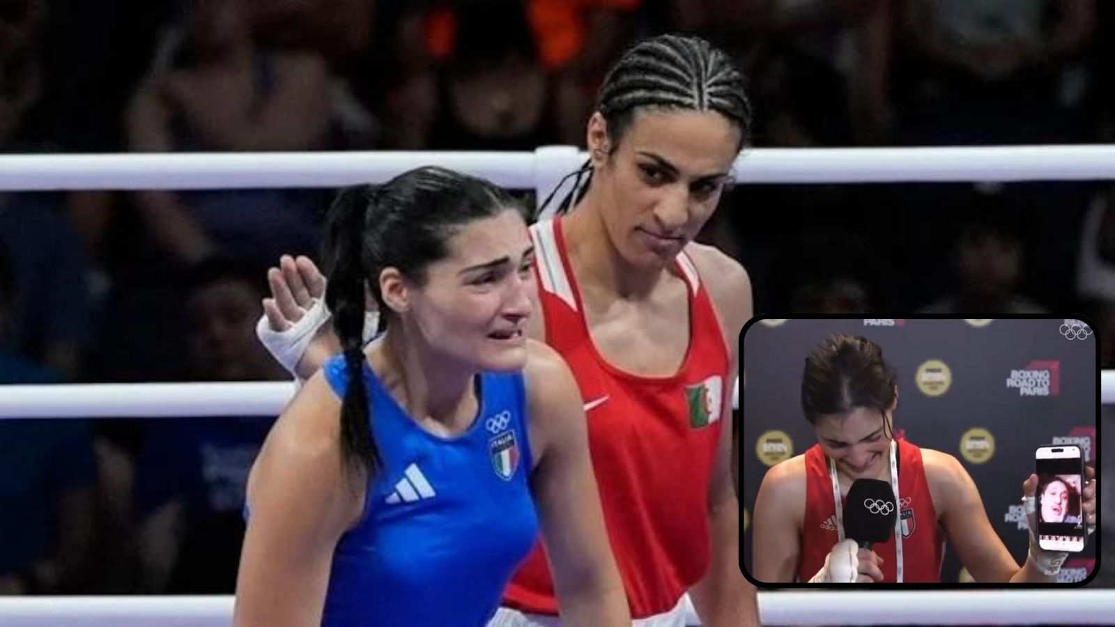 ‘Emotional’ Angela Carini breaks down in tears while recalling her father after forfeiting match against boxer who failed gender test last year