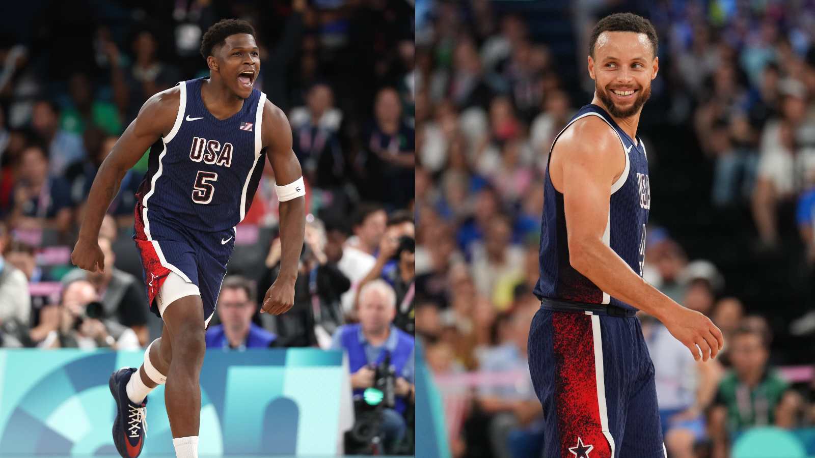 “Got to Paris 3 days ago!” Anthony Edwards has JOKES for Stephen Curry after winning gold medal at Paris Olympics