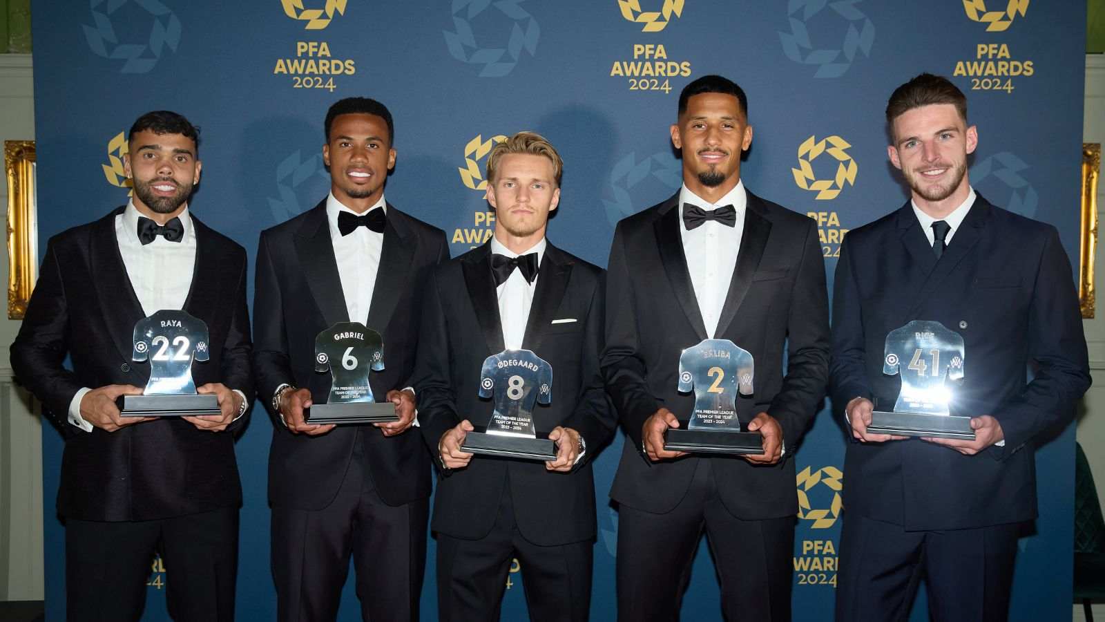 “Should’ve been the whole team”- Fans thrilled as FIVE Arsenal players named in PFA Team of the Year