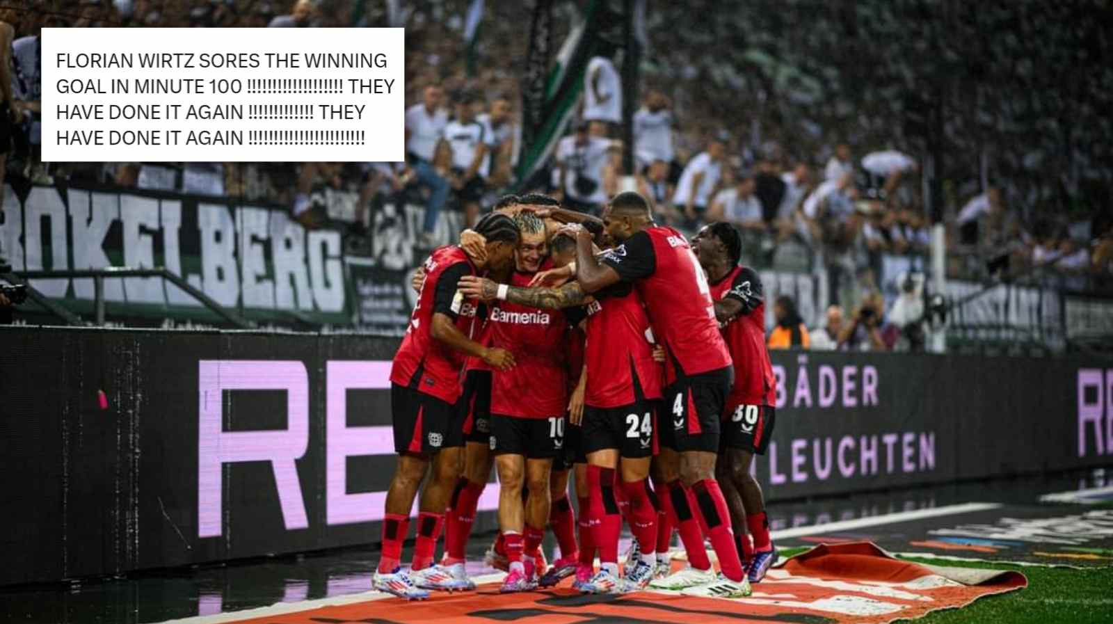 “You can’t make this up” – Fans in disbelief as Bayer Leverkusen claim late victory in thrilling Bundesliga opener