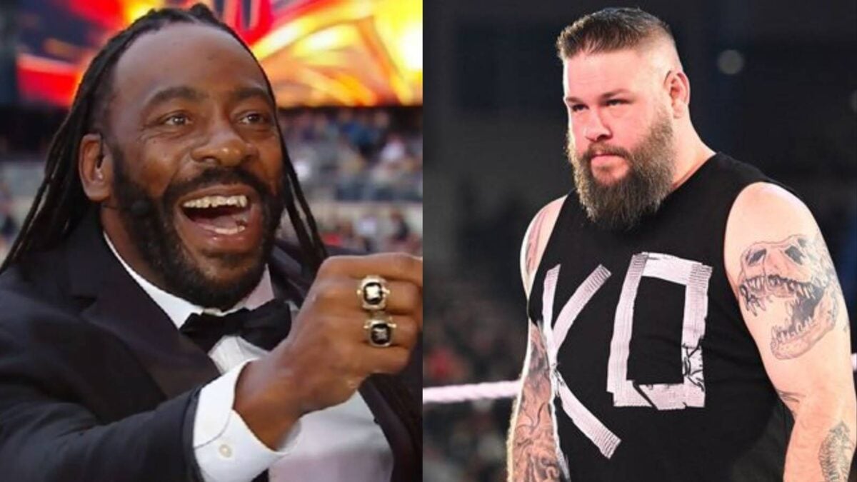 Booker T and Kevin Owens