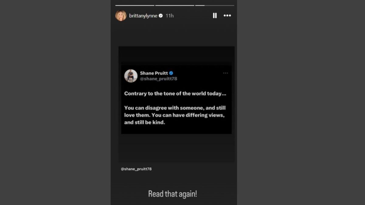 Brittany Mahomes' Instagram story for Swifties criticising her