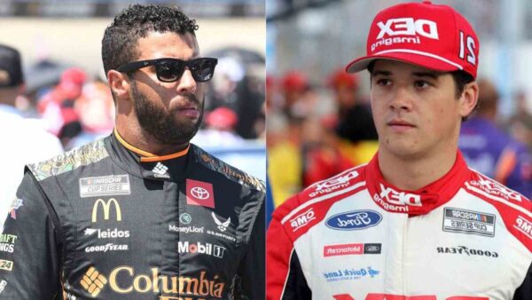 Bubba Wallace and Harrison Burton