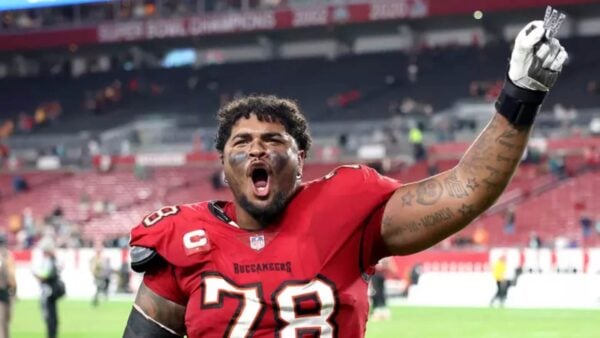 Bucs offensive lineman Tristan Wirfs