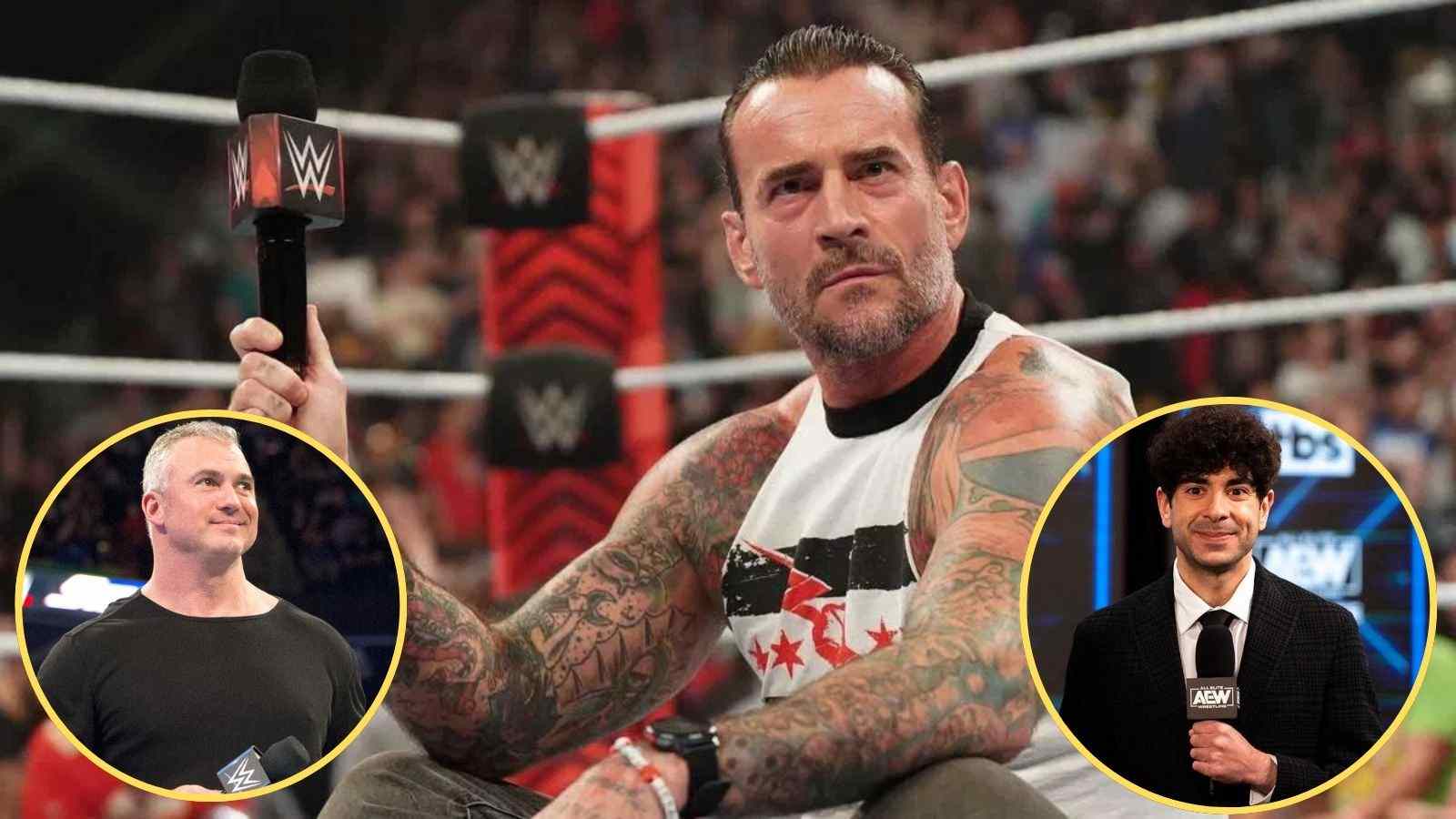 CM Punk gives 1-word reaction to the photo of Shane McMahon in a meeting with AEW President Tony Khan