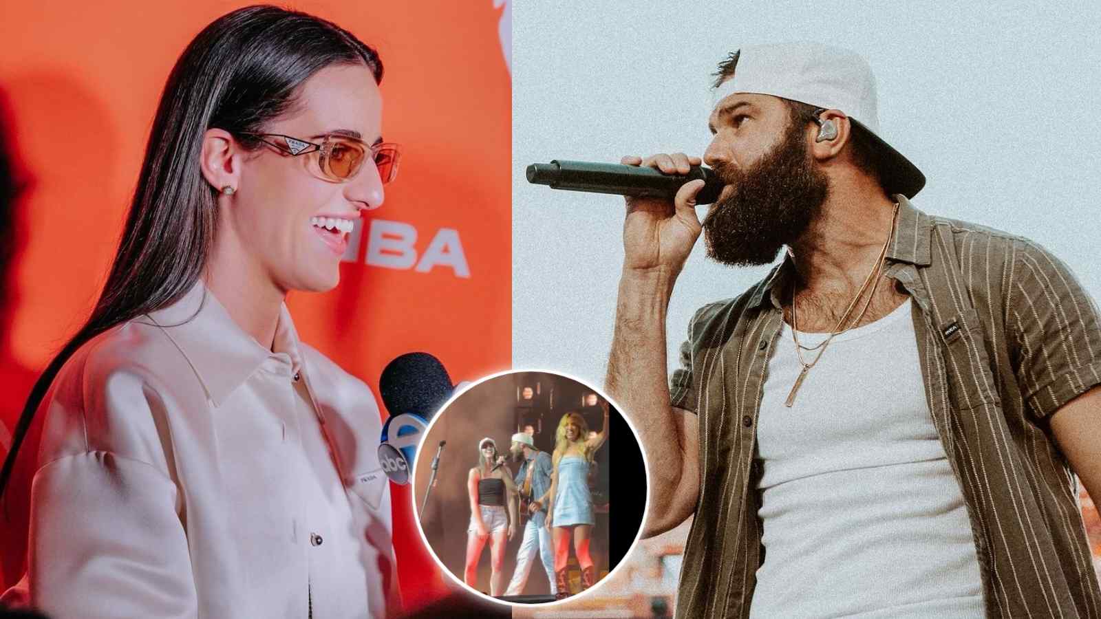 “Wait till she gets on Taylor Swift stage” – Caitlin Clark goes viral for amazing appearance at country concert during WNBA break