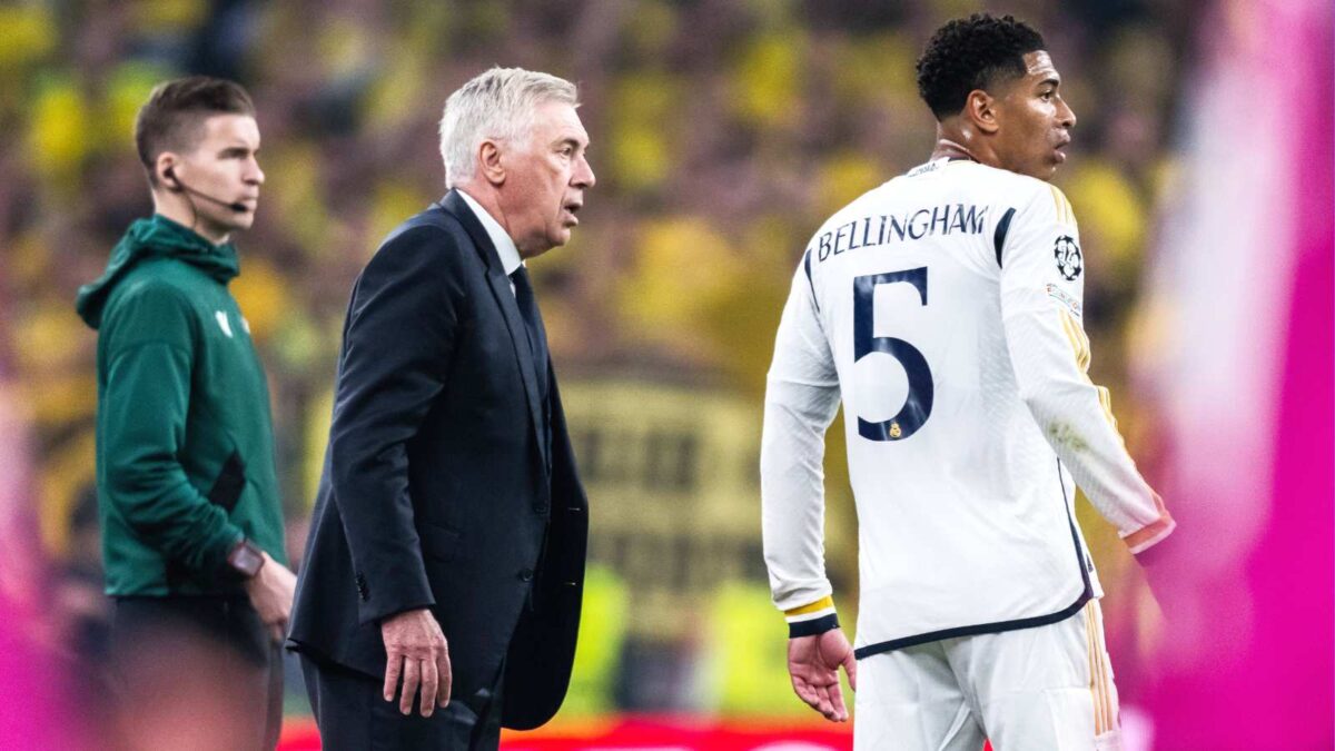 Carlo Ancelotti admits getting angry on Jude Bellingham after he didn't ...