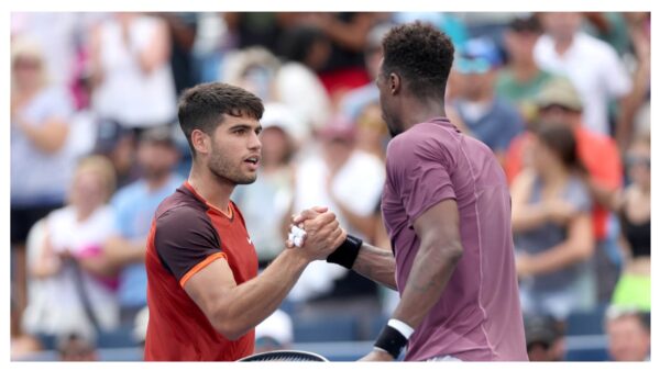 Carlos Alcaraz and Gael Monfils