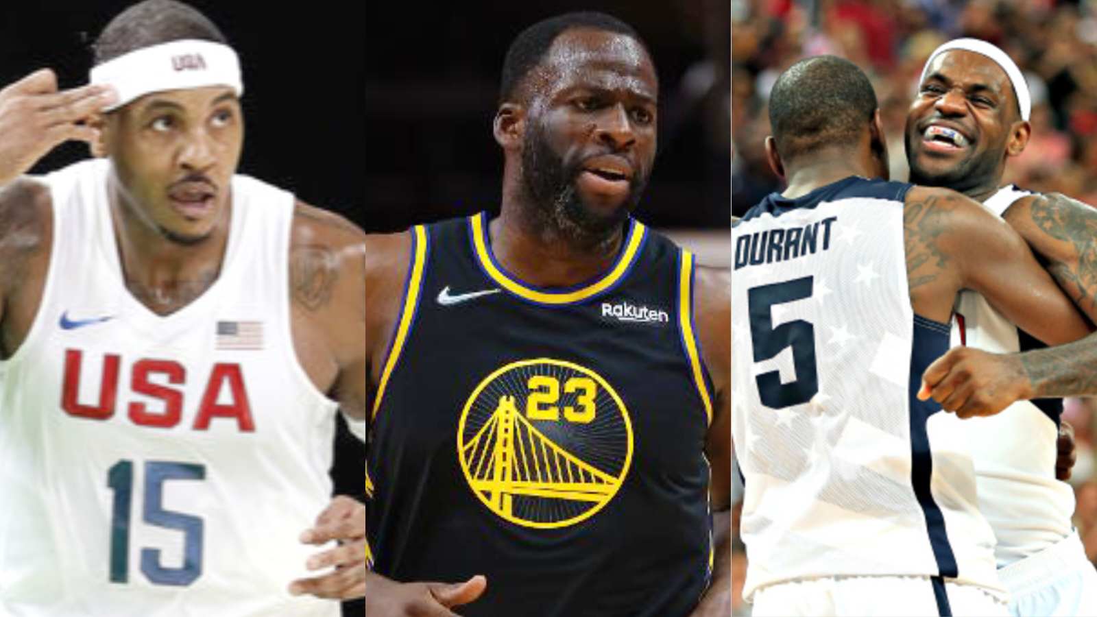 Draymond Green names ‘LeBron, KD, and Melo’ as greatest Olympians ever in USA basketball