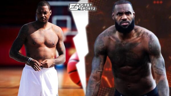 Carmelo Anthony and LeBron James