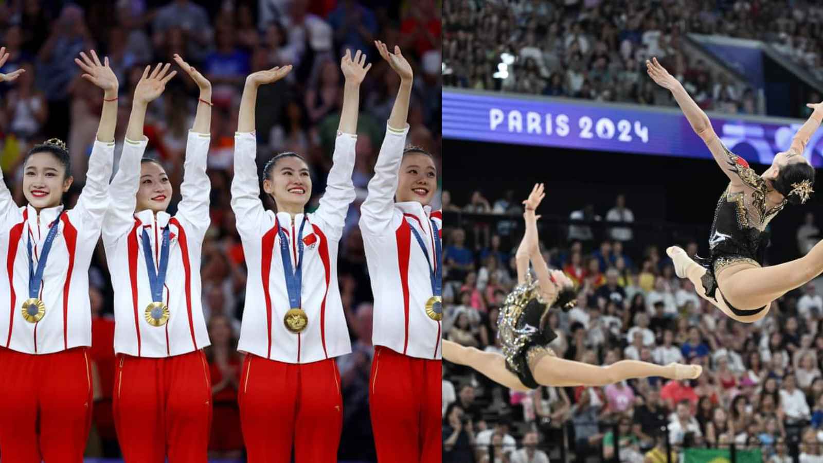 China pens history with their first Olympic gold in group rhythmic gymnastics