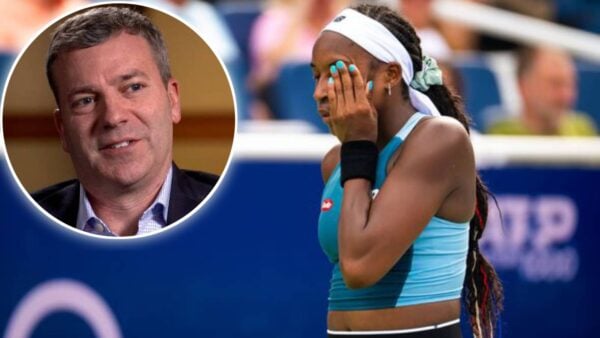 Coco Gauff and Jon Wertheim (via Imago)