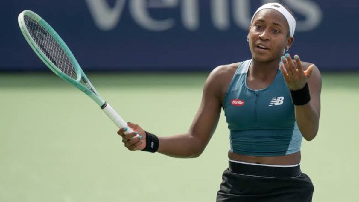 Coco Gauff at Cincinnati (via Imago)