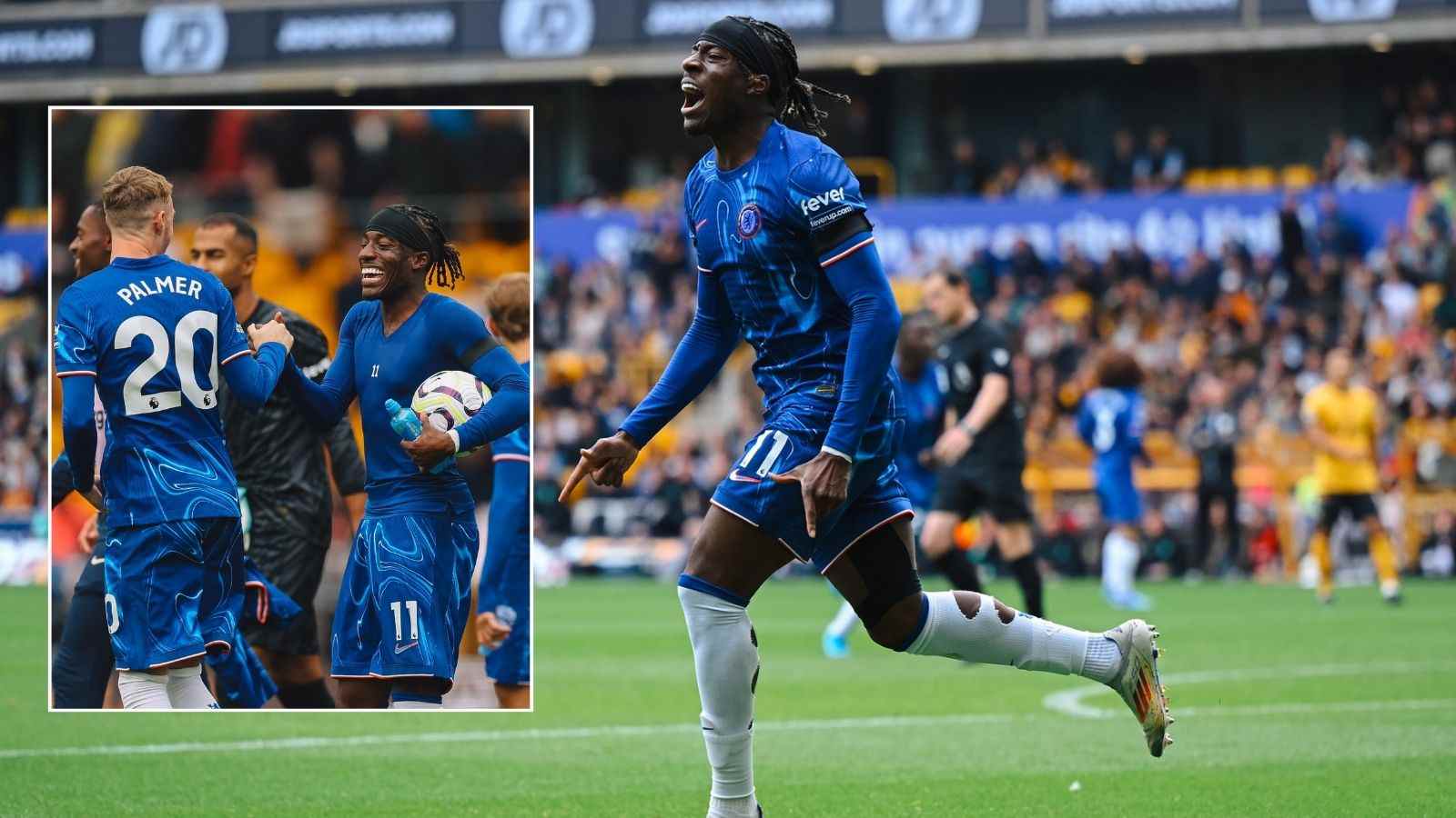 “He’s cold and I’m fire” Noni Madueke and Cole Palmer demolish Wolves as Chelsea claim whopping 6-2 victory over Wolves