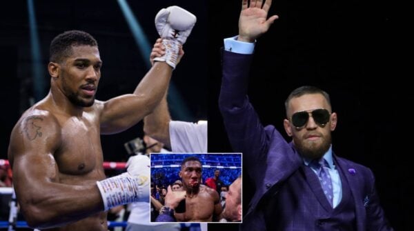 Conor McGregor clears the doubt regarding him forcefully shoving his Forged stout in Anthony Joshua's mouth