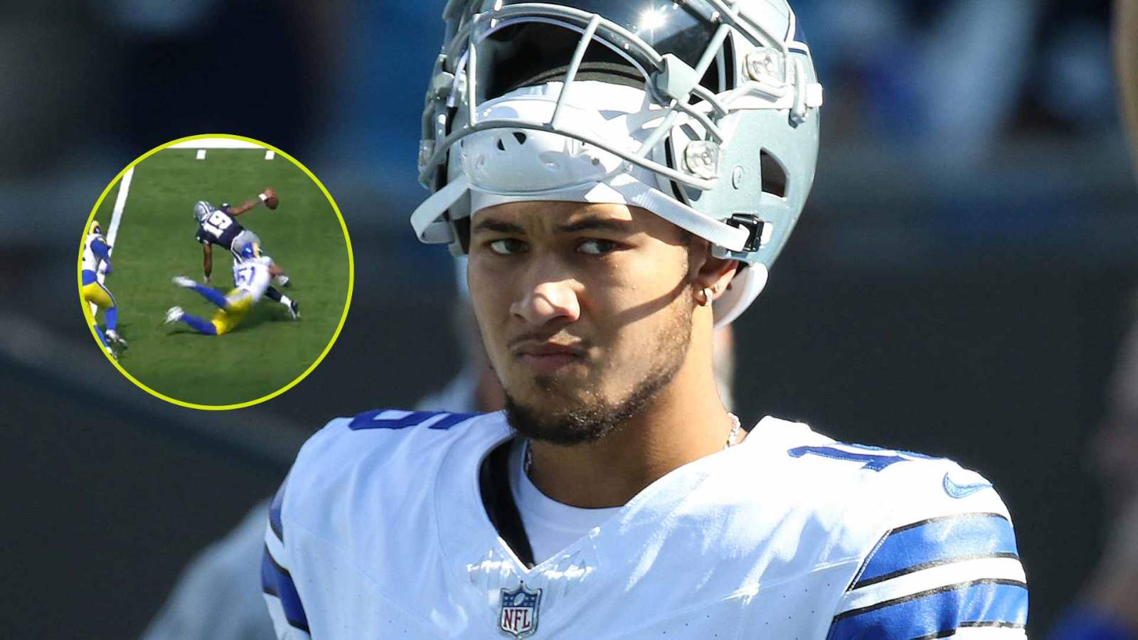 “He still sucks!” – Cowboys’ Trey Lance getting sacked in the most bizarre way possible during preseason game against Rams sparks outrage on social media