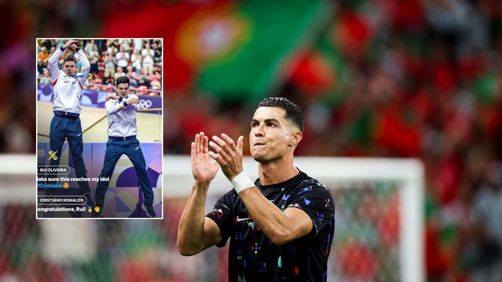 Cristiano Ronaldo congratulates Portuguese track athletes who hit the ‘SIUUU’ after winning Gold at 2024 Paris Olympics