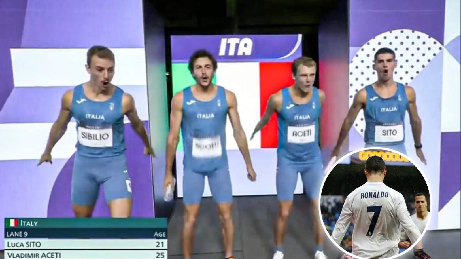 Italian team hits Cristiano Ronaldo’s iconic ‘SIUUU’ ahead of 4×400 relay at 2024 Paris Olympics