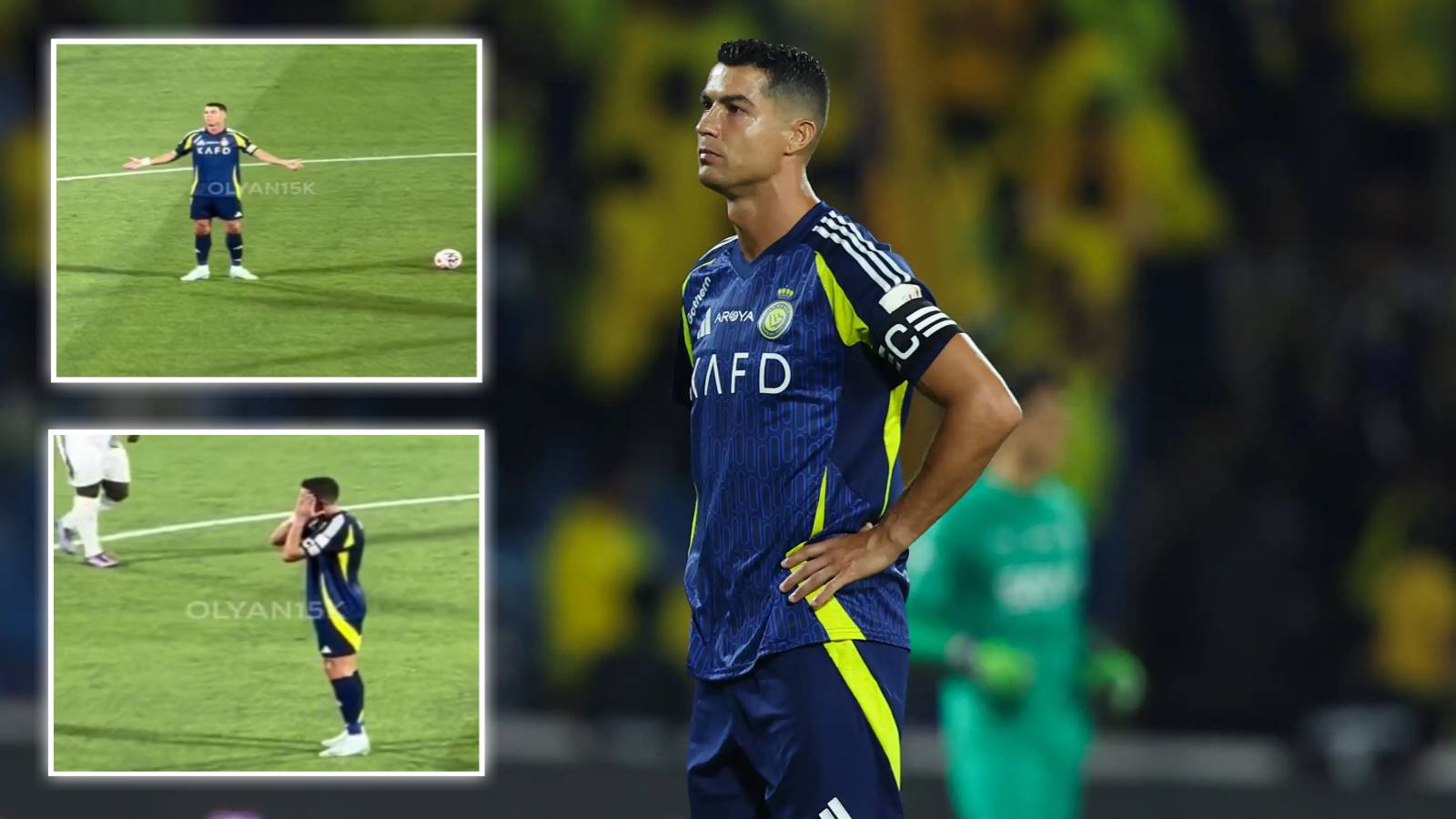 Angry Cristiano Ronaldo shows ‘napping’ gesture toward own teammates as Al-Hilal HUMILIATE Al-Nassr 4-1 in Saudi Super Cup