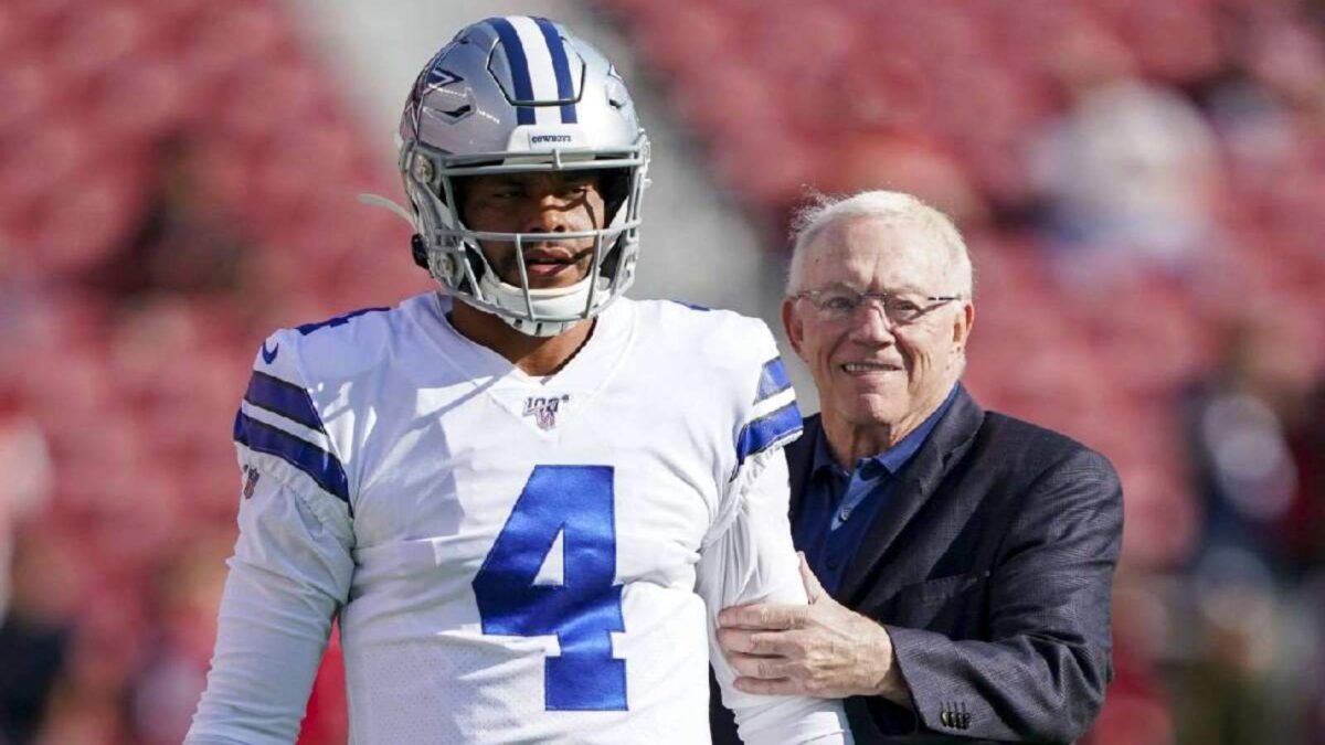 Dak Prescott and Jerry Jones