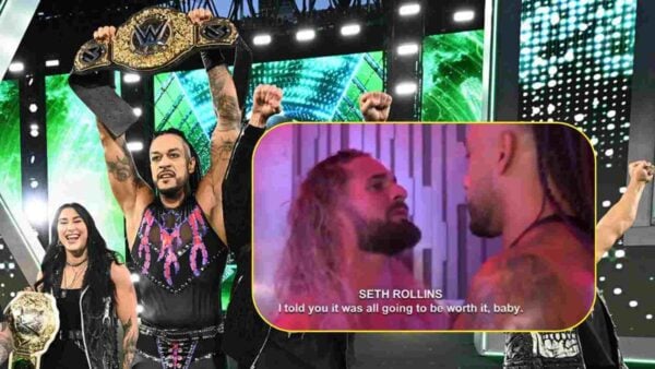 Damian Priest and Seth Rollins