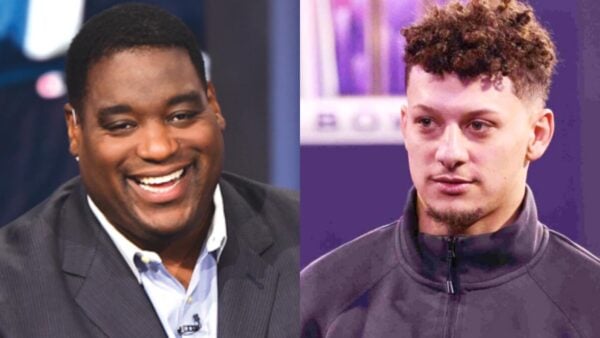 Damien Woody and Patrick Mahomes