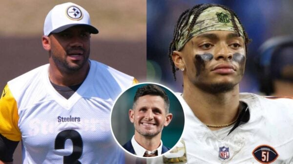 Dan Orlovsky wants Justin Fields to start over Russell Wilson