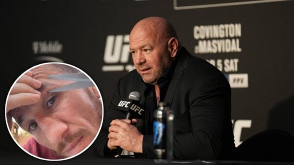 Dana White comments on Merab Dvalishvili cutting stitches