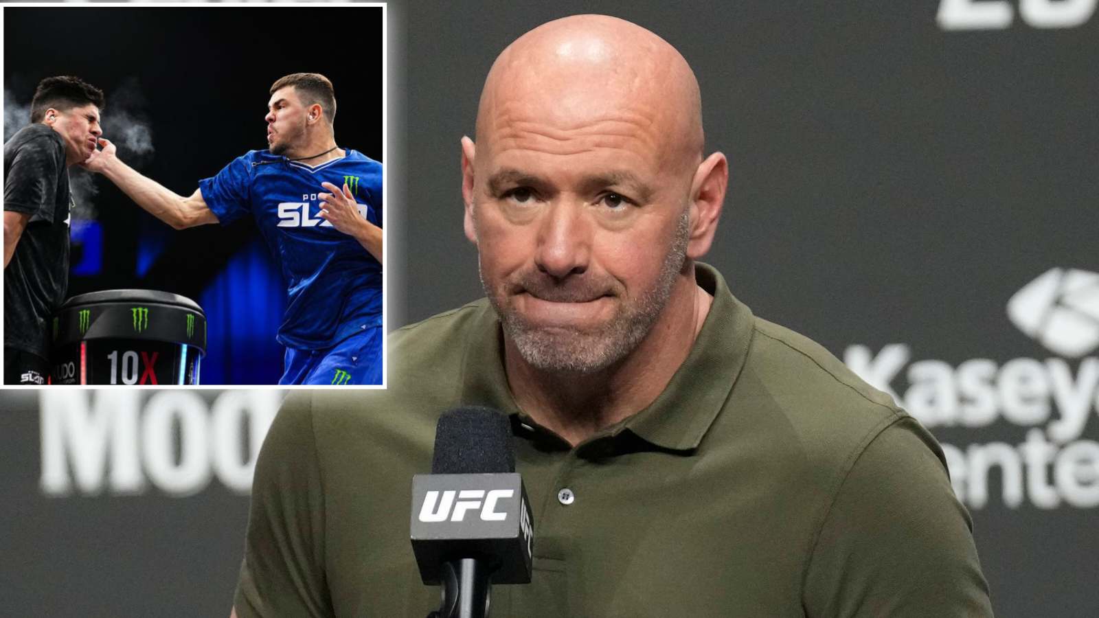 VIDEO: Dana White gets trolled to face about Power Slap on viral podcast