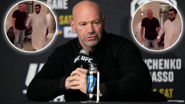 Dana White gets trolled for holding hands with Turki Alalshikh