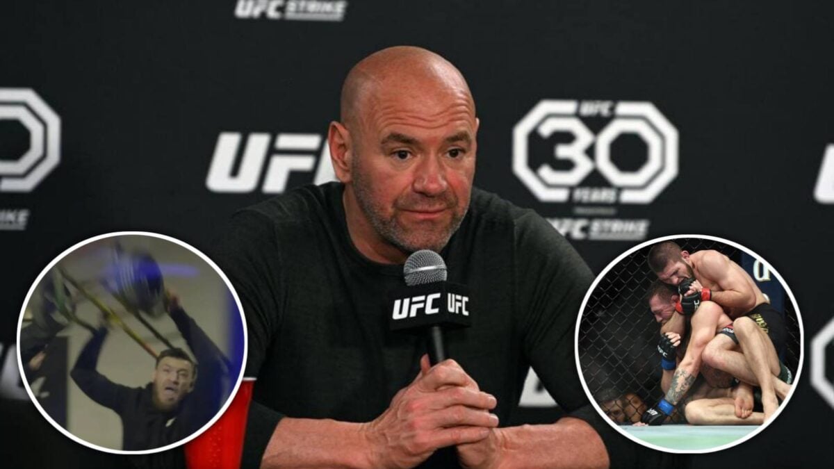 Dana White snaps at Conor McGregor 