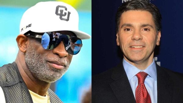 Deion Sanders and Mike Florio