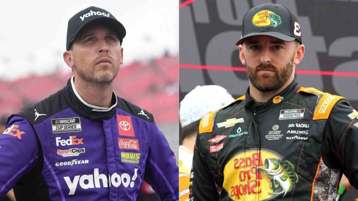 Denny Hamlin and Austin Dillon